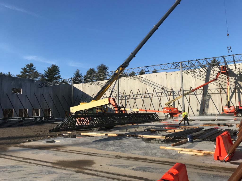 Polar Design Build and Condyne Capital Partners Have Begun Structural Steel Erection on Building 12 at Bluestar Business Park, Norton